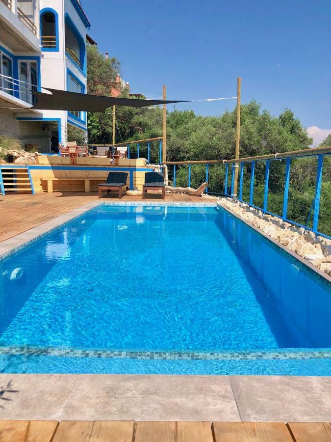 House Teigan Of Villa Intaba Breath Taking Sea Views Corfiot Riviera Corfu Island Greece With Pool Close To Ipsos Beach Pyrgi  Exterior foto